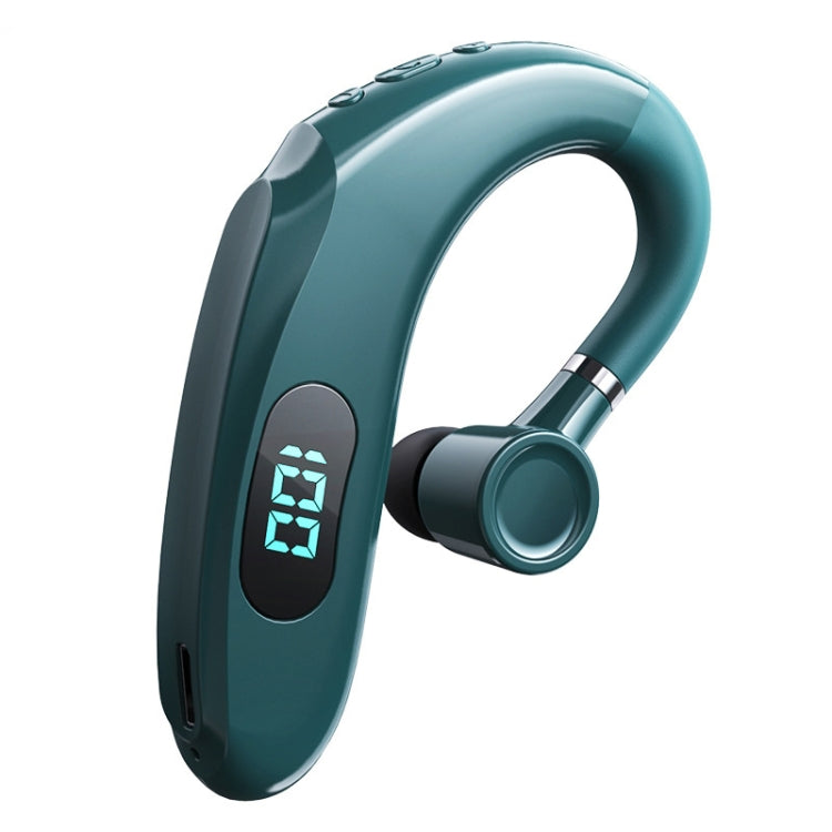 Q20 Bluetooth 5.2 Business Digital Display Sports Earhook Stereo Earphone, Q20 Black, Q20 White��...