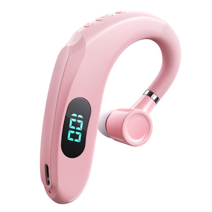 Q20 Bluetooth 5.2 Business Digital Display Sports Earhook Stereo Earphone, Q20 Black, Q20 White��...