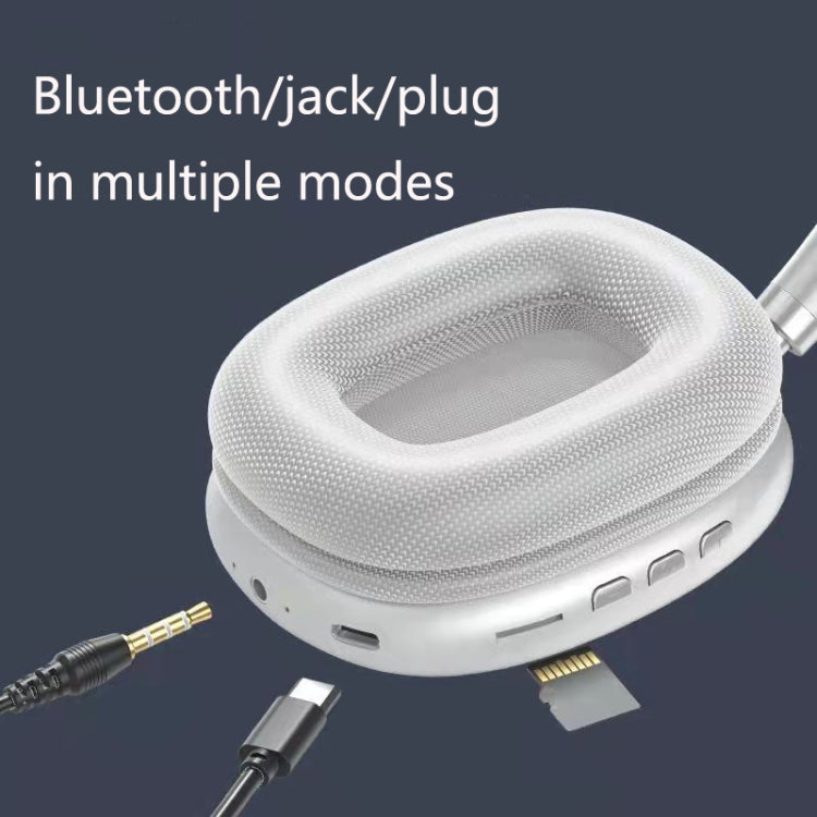 P9 Bluetooth 5.1 Subwoofer Wireless Headset Support AUX / TF Card, P9 (White), P9 (Red), P9 (Gree...