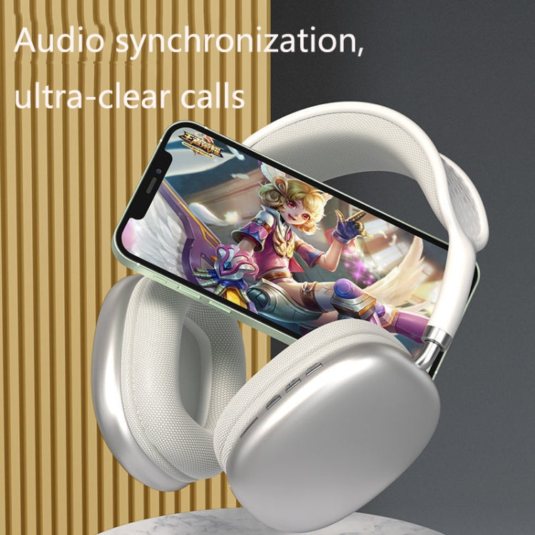 P9 Bluetooth 5.1 Subwoofer Wireless Headset Support AUX / TF Card, P9 (White), P9 (Red), P9 (Gree...