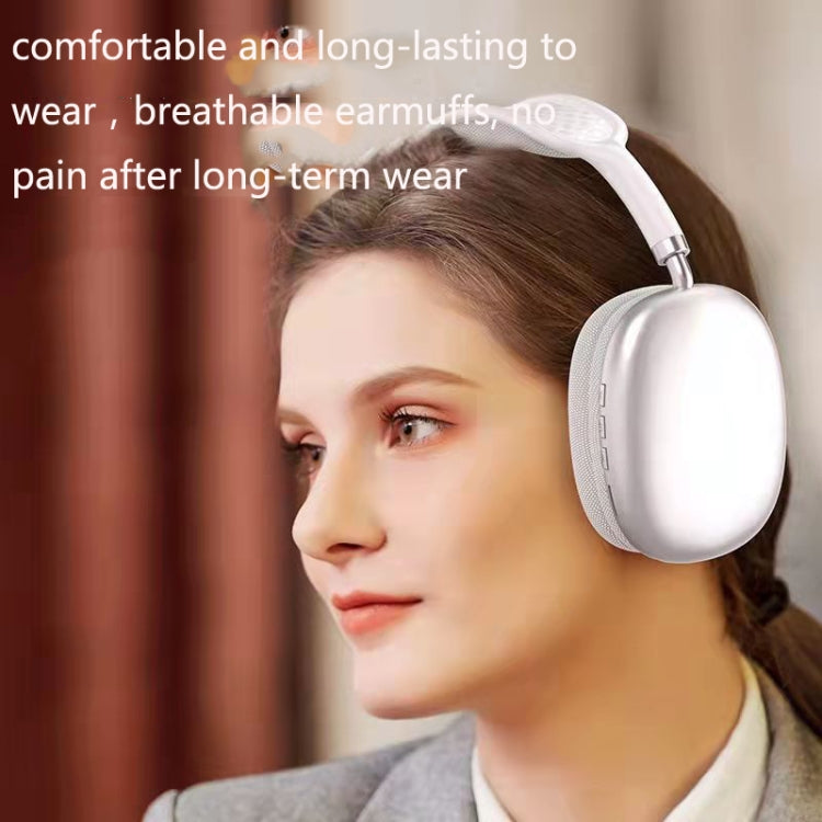 P9 Bluetooth 5.1 Subwoofer Wireless Headset Support AUX / TF Card, P9 (White), P9 (Red), P9 (Gree...