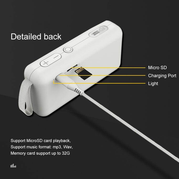 DoRealMe F0 TWS Mini Graffiti Bluetooth Speaker Support FM / TF Card, White, Black, Red����������...