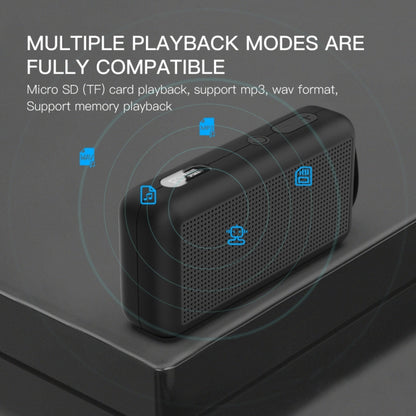 DoRealMe F0 TWS Mini Graffiti Bluetooth Speaker Support FM / TF Card, White, Black, Red����������...