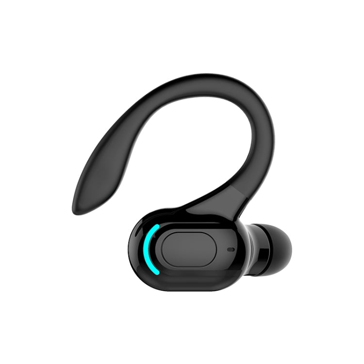 F8 Bluetooth 5.1 Ear-Mounted Stereo Wireless Sports Earphone, Single Earphone (Black+Red)��������...