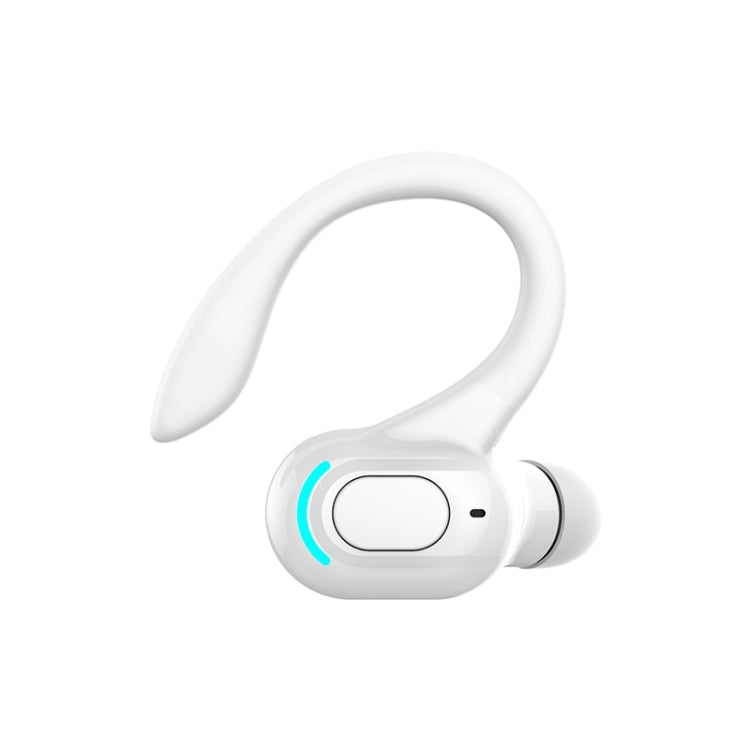 F8 Bluetooth 5.1 Ear-Mounted Stereo Wireless Sports Earphone, Single Earphone (Black+Red)��������...