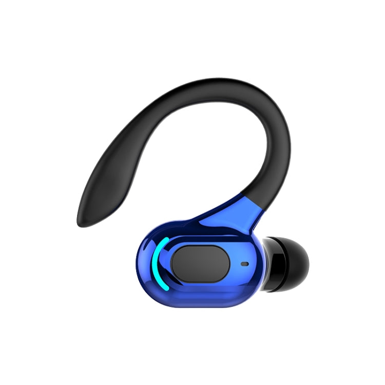F8 Bluetooth 5.1 Ear-Mounted Stereo Wireless Sports Earphone, Single Earphone (Black+Red)��������...