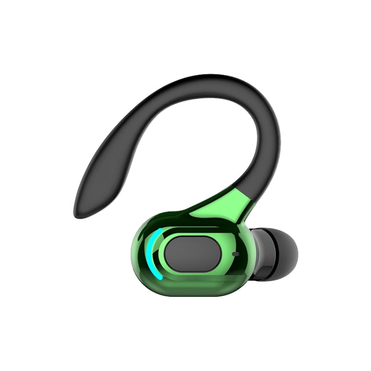 F8 Bluetooth 5.1 Ear-Mounted Stereo Wireless Sports Earphone, Single Earphone (Black+Red)��������...