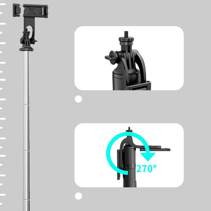 Wireless Bluetooth Selfie Stick Live Telescopic Bracket, Specification:, Q05 (Black)�������������...