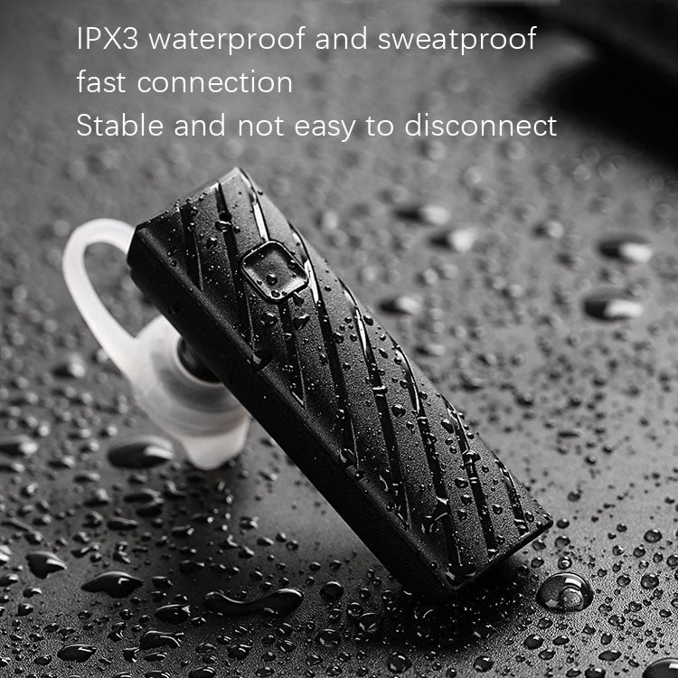 Single Ear 4.2 Bluetooth Headset Stereo HIFI Sports Wireless Bluetooth Headset, A1 Black, A1 Whit...