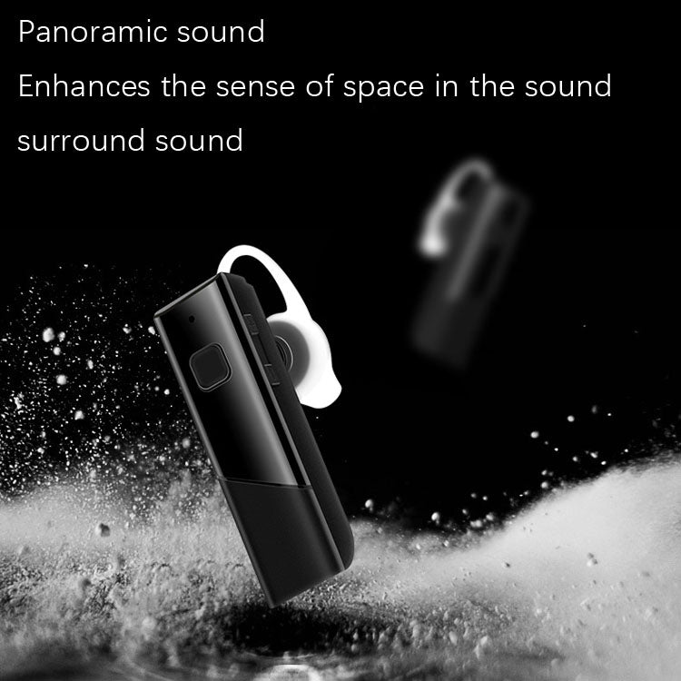 Single Ear 4.2 Bluetooth Headset Stereo HIFI Sports Wireless Bluetooth Headset, A1 Black, A1 Whit...