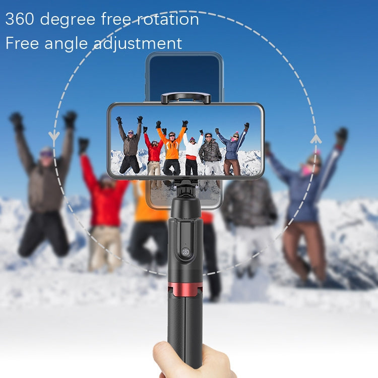 Desktop Multi-Function Live 1.3m Tripod Portable Integrated Bluetooth Selfie Rod, Black Red, Blac...