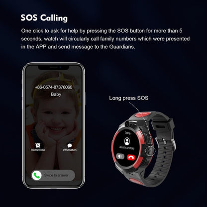 LT32 European Edition 4G Waterproof Touch Video Photograph GPS Children Phone Smart Watch, Black�...