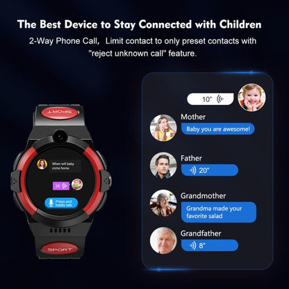 LT32 European Edition 4G Waterproof Touch Video Photograph GPS Children Phone Smart Watch, Black�...