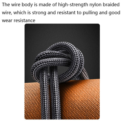 PD 100W Type-C to Type-C Fast Charging Nylon Braided Cable, 0.3 m, 0.5 m, 0.8 m, 1 m, 1.2 m