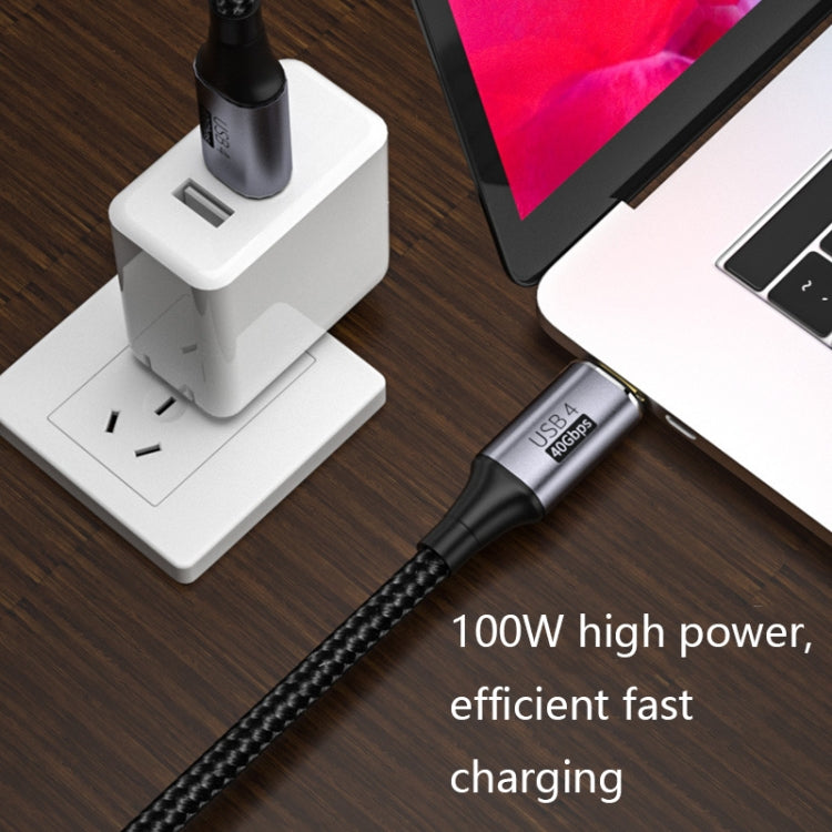 PD 100W Type-C to Type-C Fast Charging Nylon Braided Cable