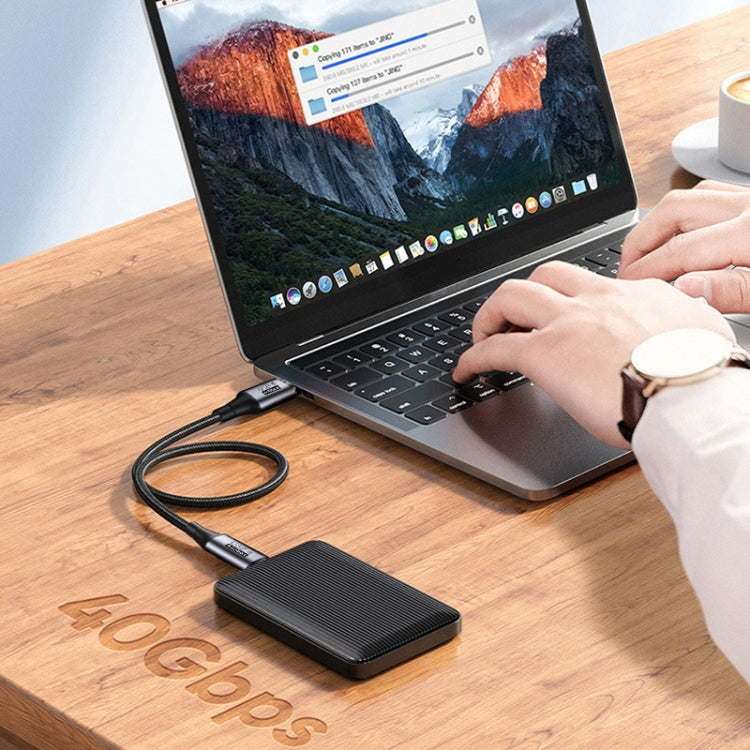 PD 100W Type-C to Type-C Fast Charging Nylon Braided Cable