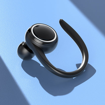 A1S Bluetooth Earphone Hanging Ear Incorporation True Sound Sports Single Ear Headset, A1S Black�...