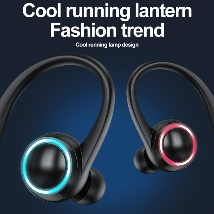 A1S Bluetooth Earphone Hanging Ear Incorporation True Sound Sports Single Ear Headset, A1S Black�...