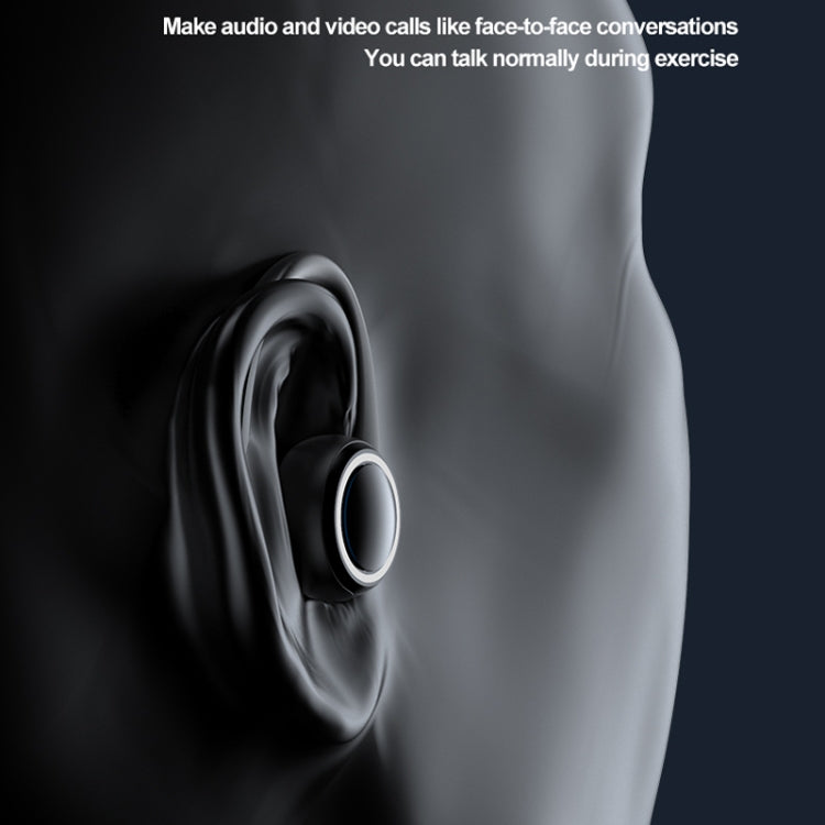 A1S Bluetooth Earphone Hanging Ear Incorporation True Sound Sports Single Ear Headset, A1S Black�...