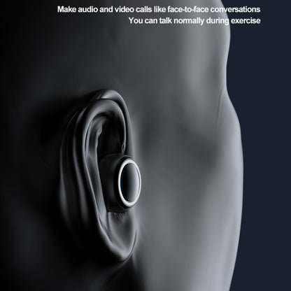 A1S Bluetooth Earphone Hanging Ear Incorporation True Sound Sports Single Ear Headset, A1S Black�...