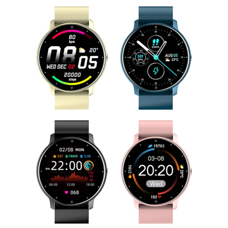 ZL02 Heart Rate Monitoring Pedometer Smart Watch, Silicone Band (Blue), Silicone Band (Black)����...