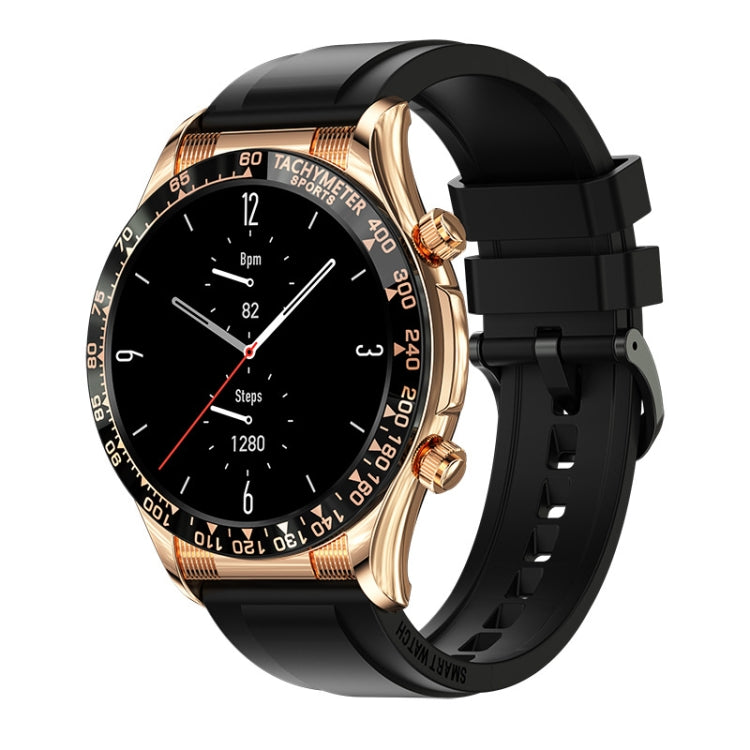 LOANIY E18 Pro Smart Bluetooth Calling Watch with NFC Function, Black Silicone, Green Silicone���...