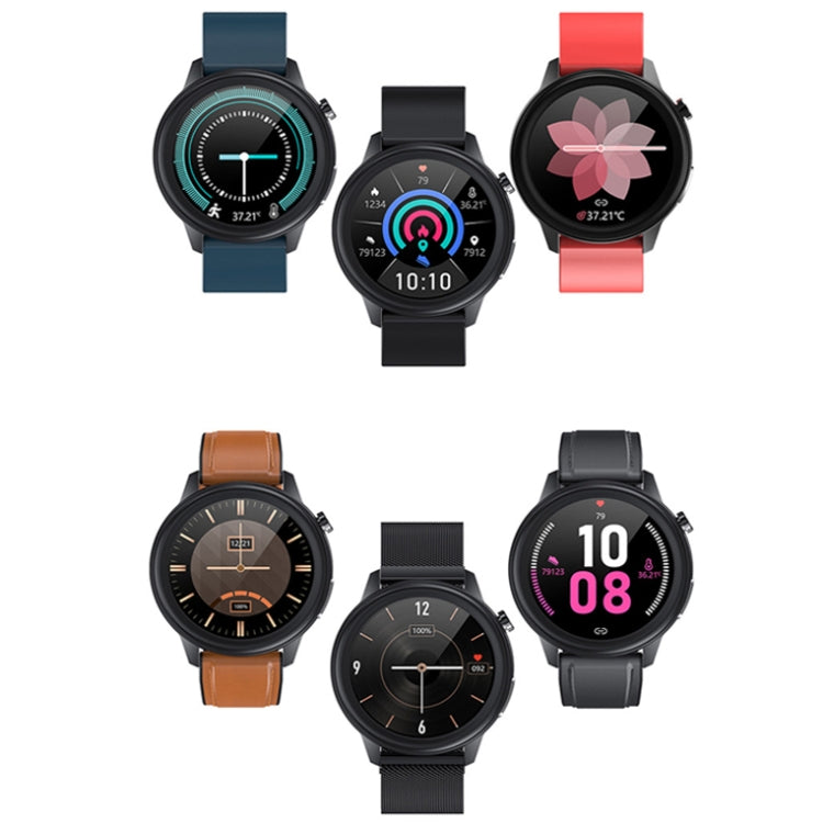 LOANIY E80 1.3 Inch Heart Rate Detection Smart Watch, Black Silicone, Blue Silicone, Red Silicone...