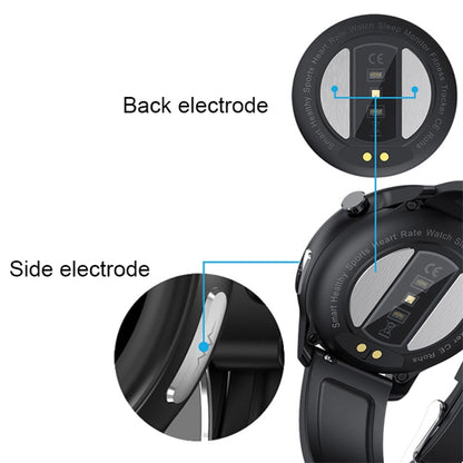 LOANIY E80 1.3 Inch Heart Rate Detection Smart Watch, Black Silicone, Blue Silicone, Red Silicone...
