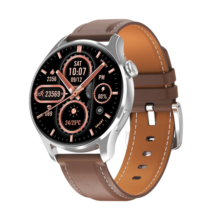 HD3 1.32 Inch Heart Rate Monitoring Smart Watch with Payment Function, Black Steel, Silver Steel�...