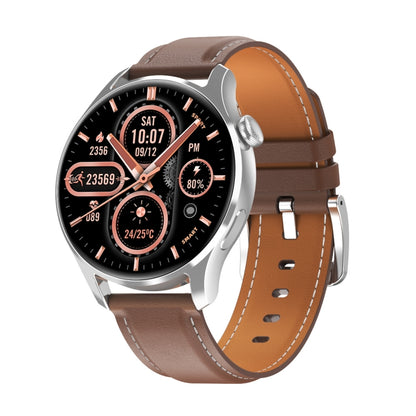 HD3 1.32 Inch Heart Rate Monitoring Smart Watch with Payment Function, Black Steel, Silver Steel�...
