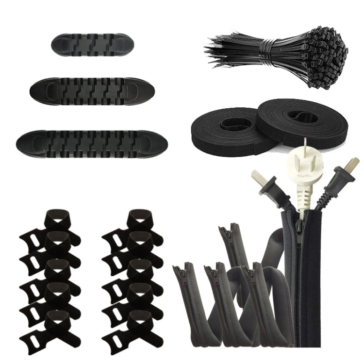 Desktop Data Cable Organizer Storage Winder Combination Set, 119 In 1, Zipper:126 In 1�����������...
