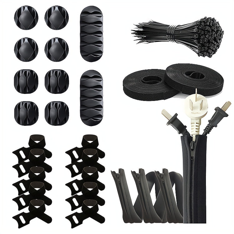 Desktop Data Cable Organizer Storage Winder Combination Set, 119 In 1, Zipper:126 In 1�����������...