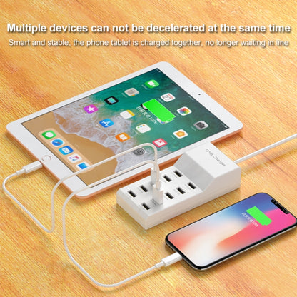 USB Multi-port Charger Mobile Phone Fast Charging Universal Fast Adapter, 10 Interface US Plug���...