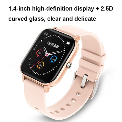 P8 1.4 Inch Heart Rate Blood Pressure Monitoring Smart Watch, Blue, Black, Pink, Gold, Silver Gra...