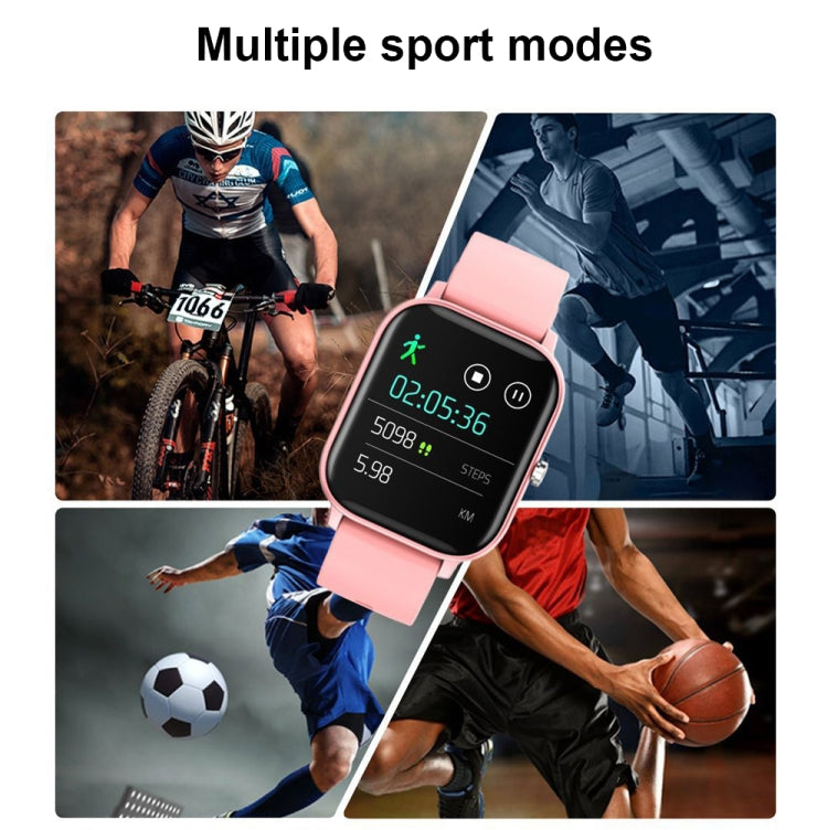 P8 1.4 Inch Heart Rate Blood Pressure Monitoring Smart Watch, Blue, Black, Pink, Gold, Silver Gra...