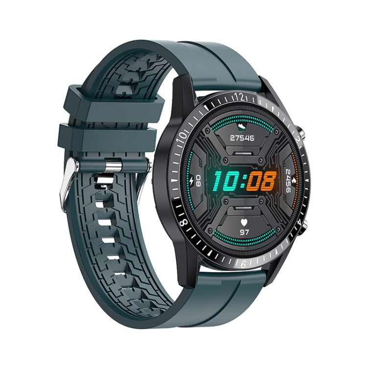 I9 1.5 Inch Heart Rate/Blood Pressure/Blood Oxygen Monitoring Watch, Color: Silver Steel, Black, ...