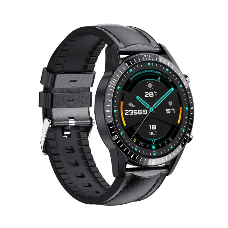 I9 1.5 Inch Heart Rate/Blood Pressure/Blood Oxygen Monitoring Watch, Color: Silver Steel, Black, ...