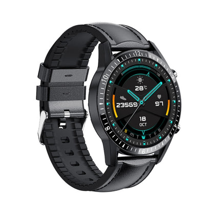 I9 1.5 Inch Heart Rate/Blood Pressure/Blood Oxygen Monitoring Watch, Color: Silver Steel, Black, ...