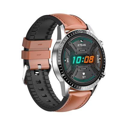 I9 1.5 Inch Heart Rate/Blood Pressure/Blood Oxygen Monitoring Watch, Color: Silver Steel, Black, ...