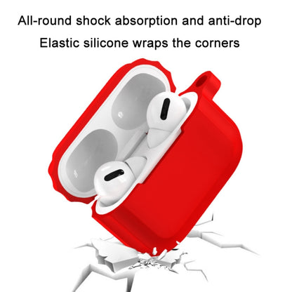 Bluetooth Earphone Soft Silicone Case, For AirPods Pro (Rose Red), For AirPods Pro (Sapphire)����...