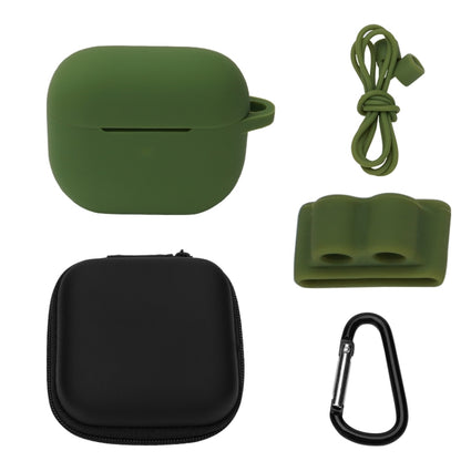 Bluetooth Earphone Silicone Cover Set For AirPods 3, 5 PCS/Set White, 5 PCS/Set Mint Green�������...