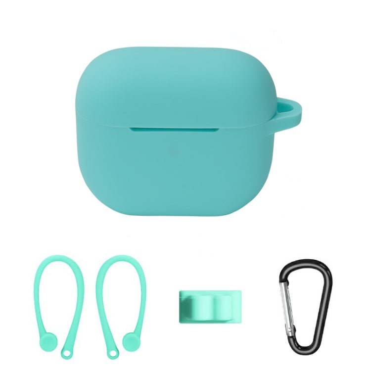Bluetooth Earphone Silicone Cover Set For AirPods 3, 5 PCS/Set White, 5 PCS/Set Mint Green�������...