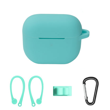 Bluetooth Earphone Silicone Cover Set For AirPods 3, 5 PCS/Set White, 5 PCS/Set Mint Green�������...