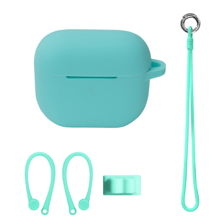 Bluetooth Earphone Silicone Cover Set For AirPods 3, 5 PCS/Set White, 5 PCS/Set Mint Green�������...