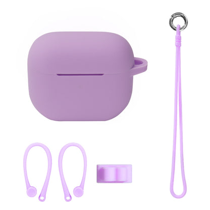 Bluetooth Earphone Silicone Cover Set For AirPods 3, 5 PCS/Set White, 5 PCS/Set Mint Green�������...