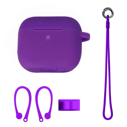 Bluetooth Earphone Silicone Cover Set For AirPods 3, 5 PCS/Set White, 5 PCS/Set Mint Green�������...