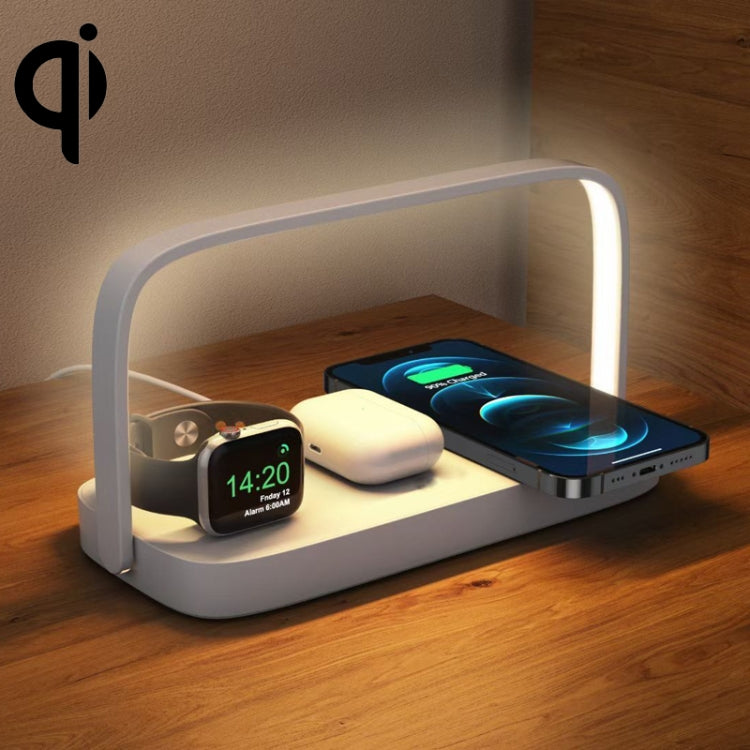 UD10 Mobile Phone Wireless Charger With Small Night Light, For iPhone 12/13&iWatch&AirPods�������...