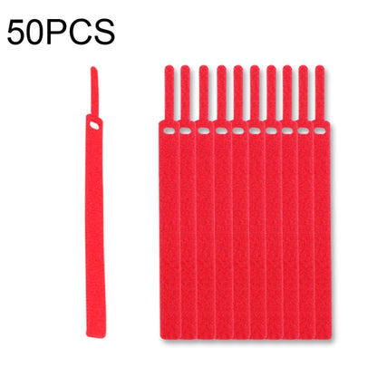 50 PCS Needle Shape Self-adhesive Data Cable Organizer Colorful Bundles, 10 x 130mm, 12 x 115mm��...