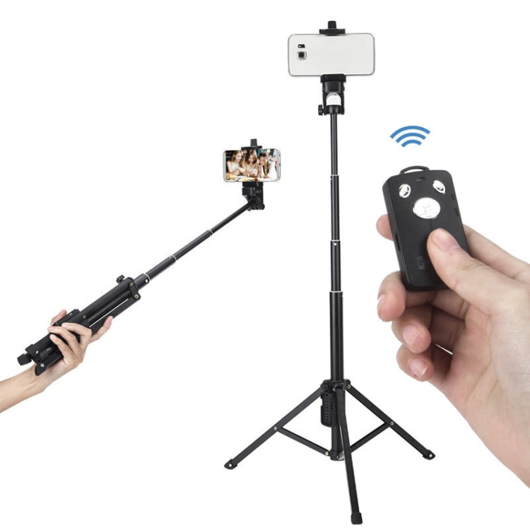 YUNTENG Selfie Stick Tripod Bluetooth Remote Control Camera Stand, 1688 Black, 1688 Pink)��������...