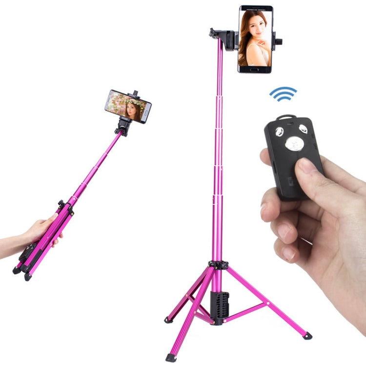 YUNTENG Selfie Stick Tripod Bluetooth Remote Control Camera Stand, 1688 Black, 1688 Pink)��������...